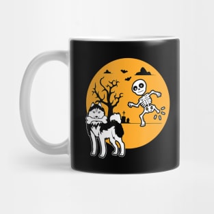 Huskies Pet Owners Funny Halloween Costume Husky Dog Lovers Mug